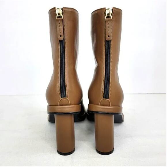 NEW REIKE NEN Front Piping Ankle Brown Boots Leather US Size 9.5 EU 40 - Picture 14 of 14